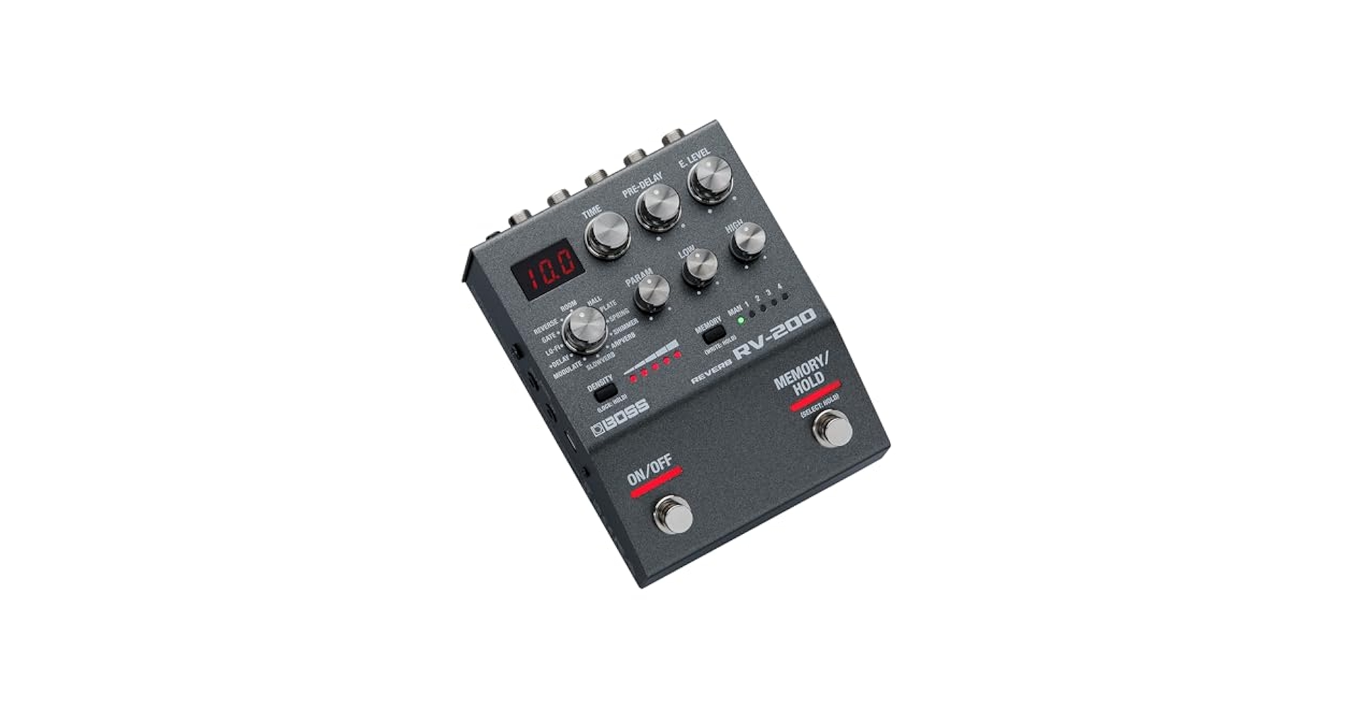 Amazon.com: Boss RV-200 Reverb Pedal with 12 Distinctive